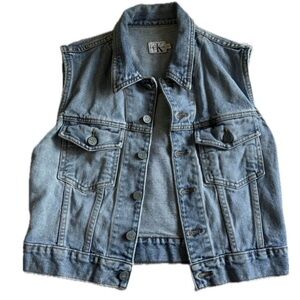 Vintage Calvin Klein Denim Jean Vest